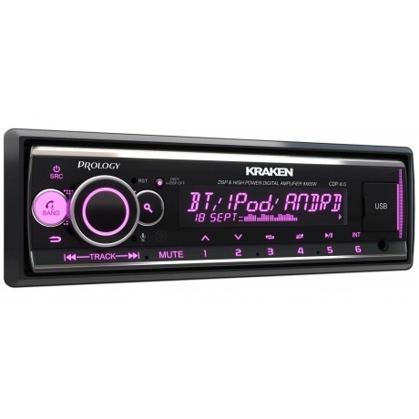 

Автомагнитола Prology CDP-8.0 "KRAKEN" FM/USB/BT Ресивер с DSP