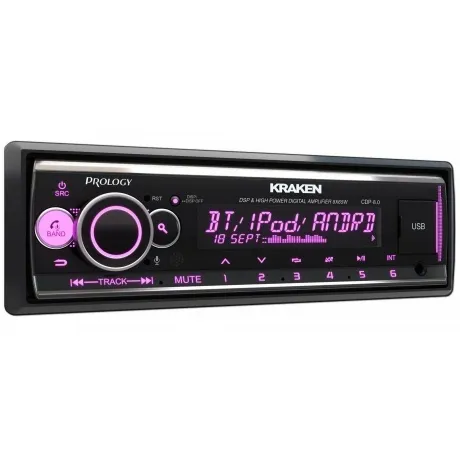 Автомагнитола Prology CDP-8.0 "KRAKEN" FM/USB/BT Ресивер с DSP