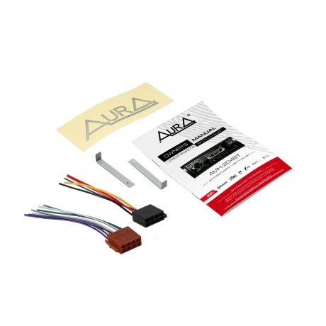 Автомагнитола AURA AMH-204BT USB/SD зеленая подсветка - фото 5