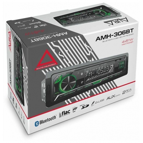 Автомагнитола AURA AMH-306BT USB - фото 7