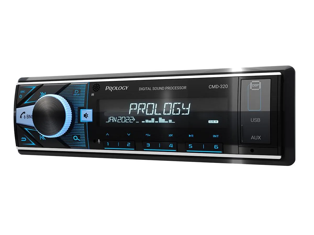 Автомагнитола Prology CMD-320 1DIN 4x55Вт v4.2 ПДУ RDS (PRCMD320) - фото 3