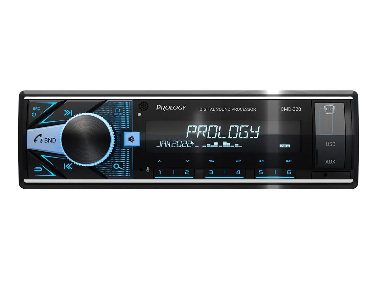 Автомагнитола Prology CMD-320 1DIN 4x55Вт v4.2 ПДУ RDS (PRCMD320) - фото 6