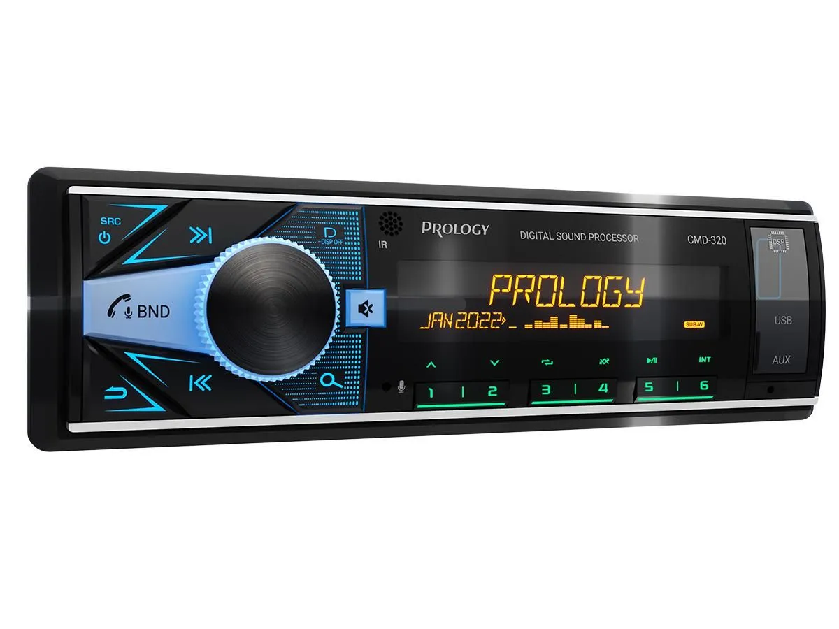 Автомагнитола Prology CMD-320 1DIN 4x55Вт v4.2 ПДУ RDS (PRCMD320) - фото 8