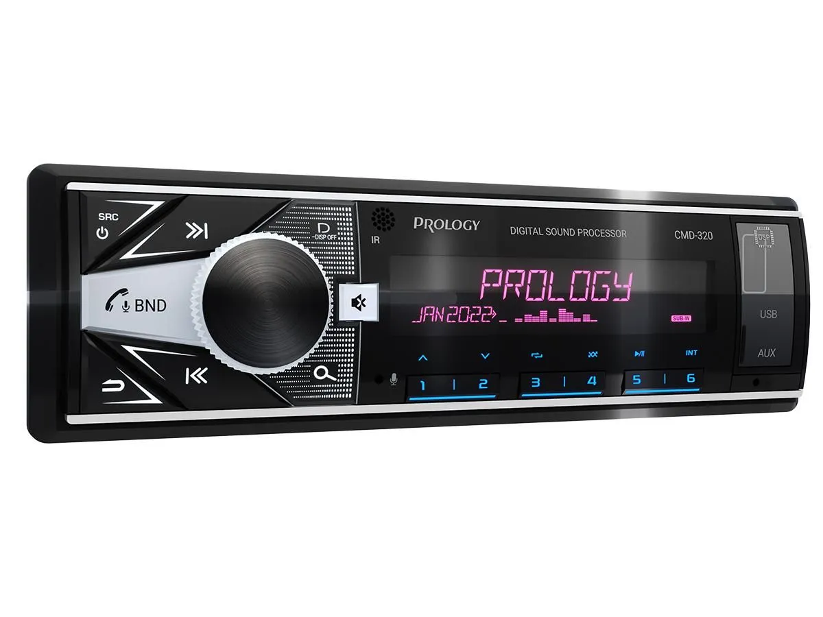 Автомагнитола Prology CMD-320 1DIN 4x55Вт v4.2 ПДУ RDS (PRCMD320) - фото 9