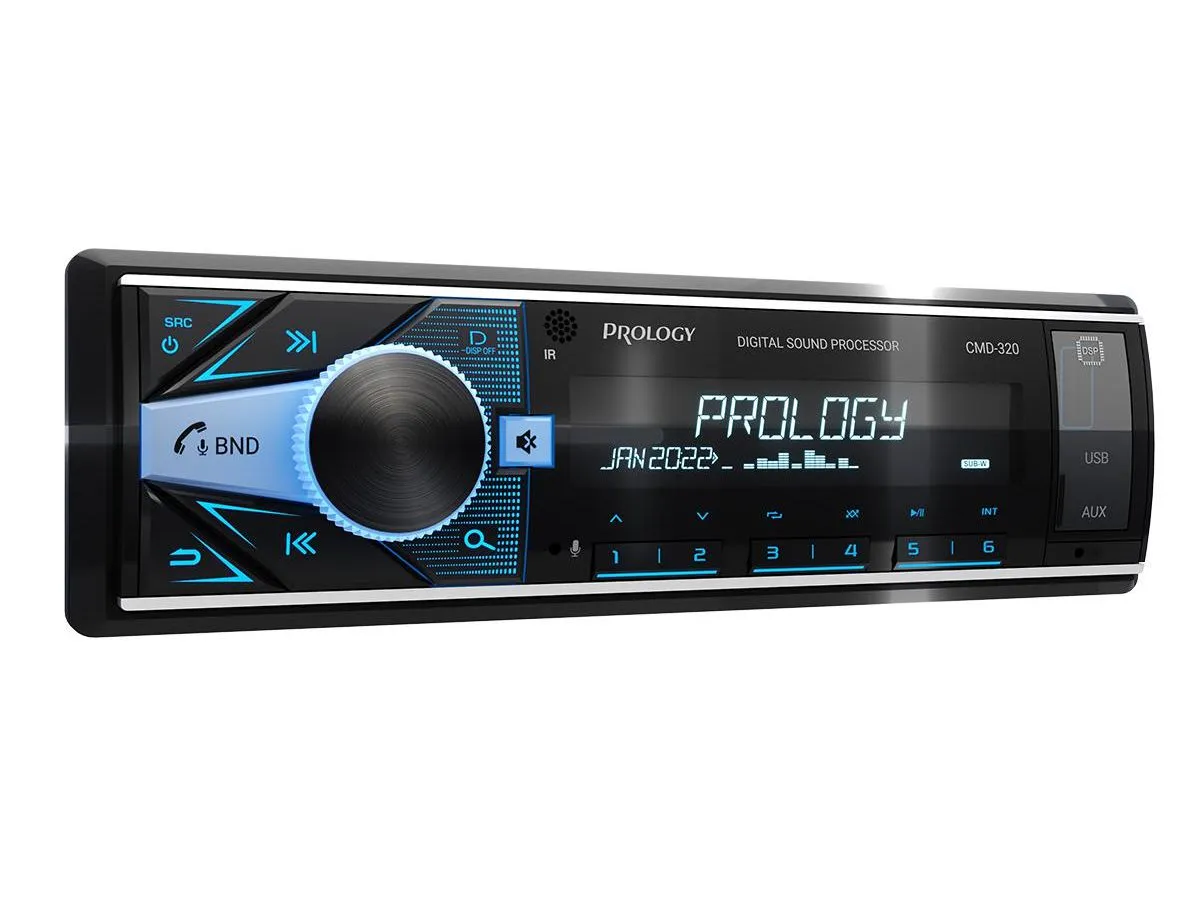 Автомагнитола Prology CMD-320 1DIN 4x55Вт v4.2 ПДУ RDS (PRCMD320) - фото 1