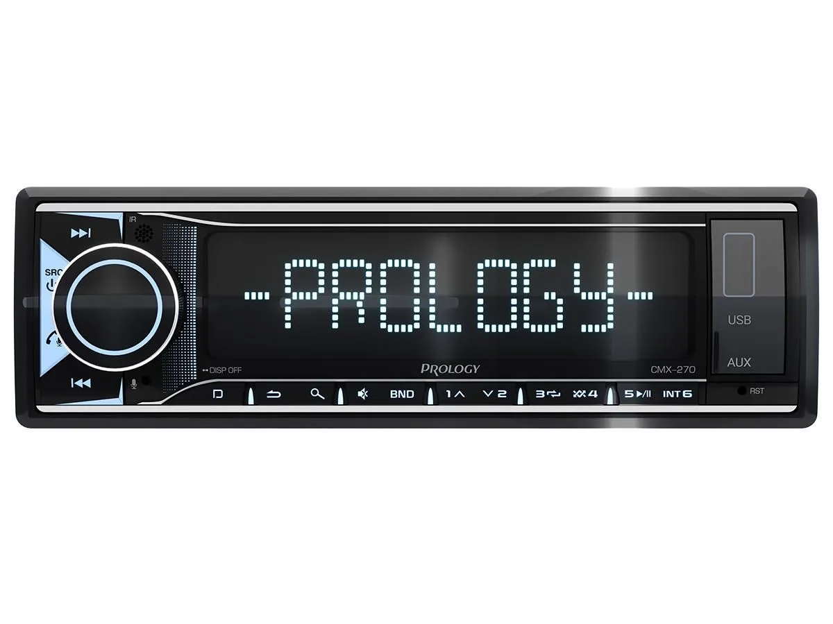 Автомагнитола Prology CMX-270 1DIN 4x55Вт v4.2 ПДУ (PRCMX270) - фото 3