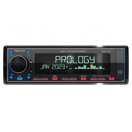 Автомагнитола Prology PRM-100 1DIN 4x140Вт v4.2 ПДУ RDS (PRPRM100) - фото 3