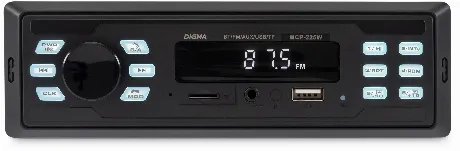 Автомагнитола Digma MCP-225W 1DIN 2x45Вт v5.0 AUX 2