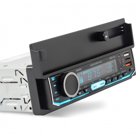Автомагнитола Digma MCP-414 1DIN 4x45Вт v5.0 USB 2.0 AUX 4 ПДУ - фото 6