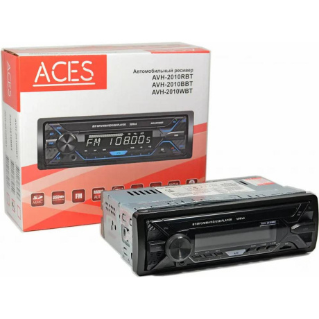 Автомагнитола ACES AVH-2010BBT, синий - фото 1
