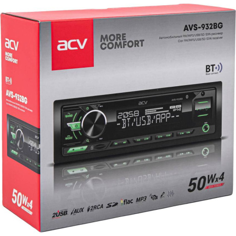 Автомагнитола ACV AVS-932BG - фото 7