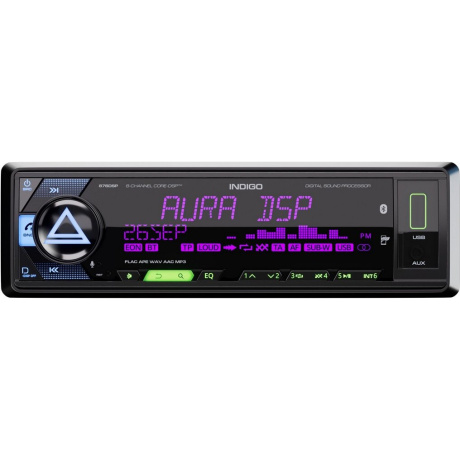 Автомагнитола Aura INDIGO-876DSP MkII - фото 1