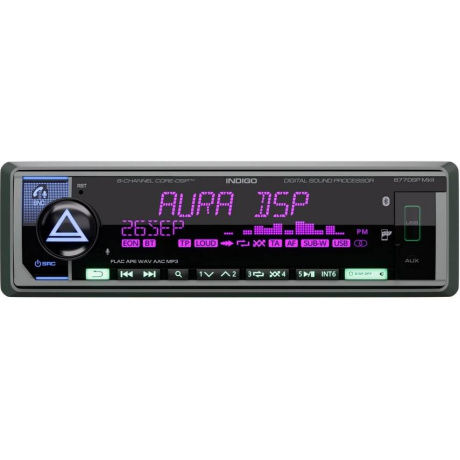 Автомагнитола Aura INDIGO-877DSP MkII - фото 7