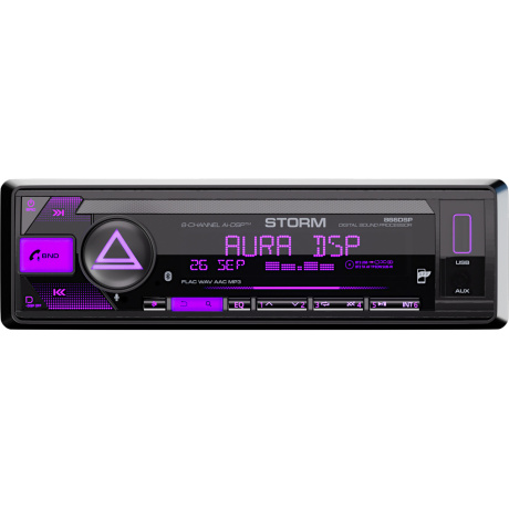 Автомагнитола Aura STORM-866DSP - фото 1