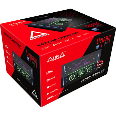 Автомагнитола Aura VENOM-D868DSP, 2-DIN - фото 9