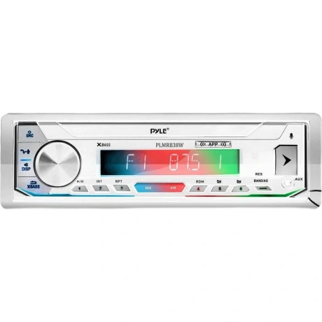 Морская магнитола Pyle PLMRB39W, белая