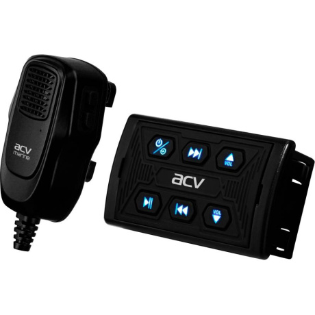 Морской пульт-аудиоресивер ACV SUPREME UMBR-2MIC с микрофоном