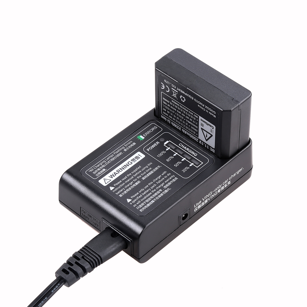 Зарядное устройство Godox VC18 для аккумуляторов VB18 зарядное устройство для аккумуляторов gopro 4 от автомобильного прикуривателя