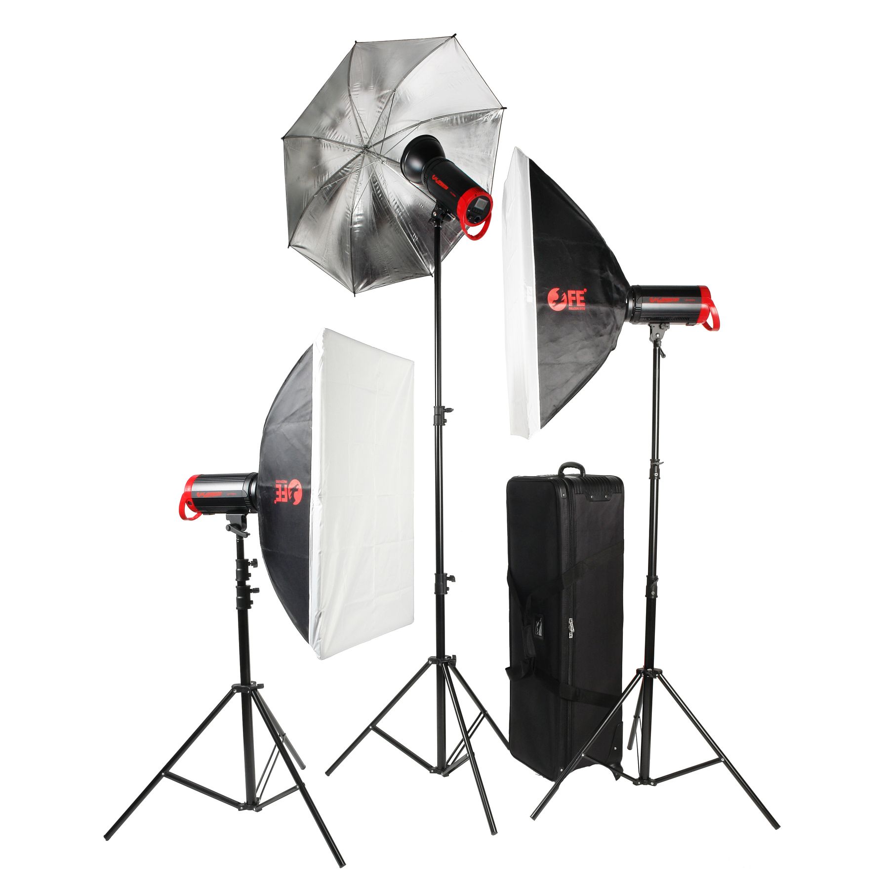 Комплект студийного оборудования Falcon Eyes Sprinter LED 3300-SBU Kit комплект falcon eyes lfpb 1 kit 40x40x40 см для предметной фотосъемки