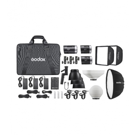 Комплект светодиодных осветителей Godox ML-KIT1 для видеосъемки - фото 1