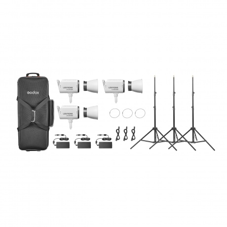 Комплект светодиодных осветителей Godox LITEMONS LA300Bi K3