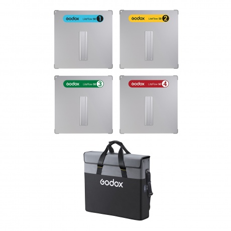 Комплект кино-рефлекторов Godox Knowled LiteFlow 50 Kit - фото 5