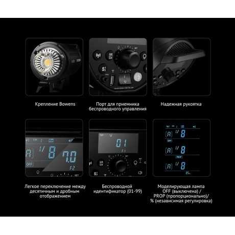 Вспышка студийная Godox DP600IIIV - фото 11