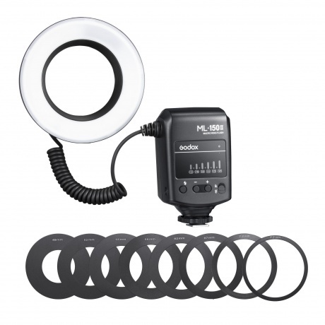 Вспышка для макросъемки Godox ML-150II кольцевая - фото 2