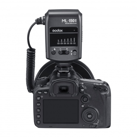 Вспышка для макросъемки Godox ML-150II кольцевая - фото 7
