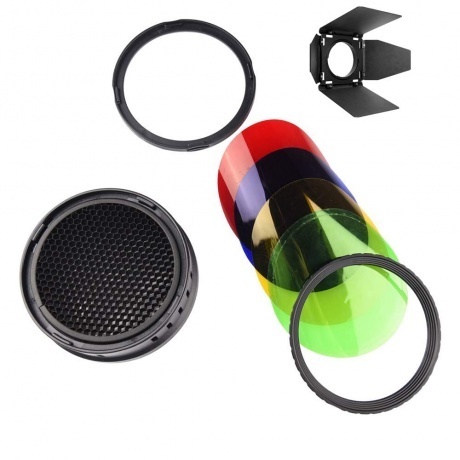 

Шторки с набором фильтров Godox BD-08 для AD400Pro