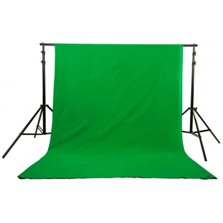Фон муслиновый Raylab BC01 3*6м зеленый хромакей - фото 2