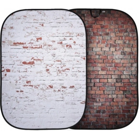 Фон складной Lastolite LL LB5706 1,5х2,1 м красный/белый