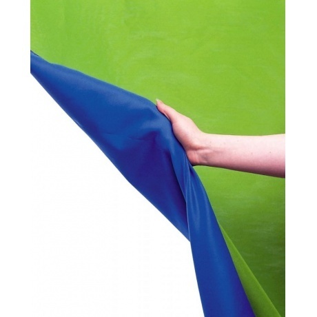 Фон хромакей Lastolite LL LC5887 3x7 м синий/зеленый - фото 7