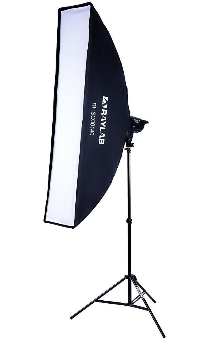 софбокс jinbei kc 35x150 umbrella softbox зонтичного типа соты Быстроскладной стрипбокс Raylab RL-SQ30140 30x140см