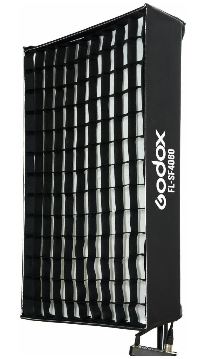 Софтбокс Godox FL-SF 4060 с сотами комплект зонт софтбокс с отражающим серебряным куполом 60 х 90 см и съемным диффузором fotokvant u 6090so