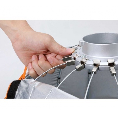 Софтбокс Godox QR-P120 параболический быстроскладной - фото 7