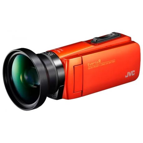 Видеокамера JVC GZ-R495DEU оранжевый - фото 3
