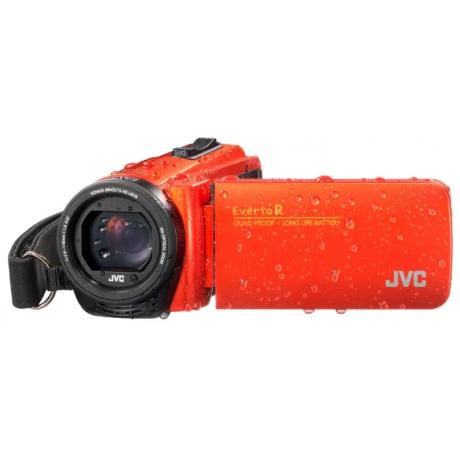 Видеокамера JVC GZ-R495DEU оранжевый - фото 4