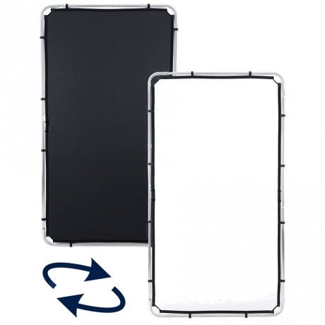 Отражатель Lastolite LL LR81221R SkyRapid Fab Black/White 1.1x2м