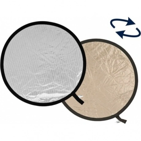 Отражатель Lastolite LL LR3028 золотистый/мягкое серебро 75см