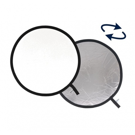 Отражатель Lastolite LL LR3031 серебристый/белый 75см