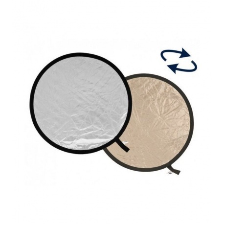 Отражатель Lastolite LL LR4828 золотистый/мягкое серебро 120см