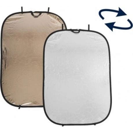 Отражатель Lastolite LL LR7228 золотистый/мягкое серебро 1,2х1,8...