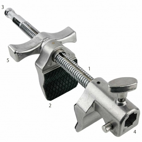 Зажим KUPO KCP-600 SUPER VISER CLAMP 4&quot; - фото 2