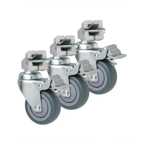 Комплект колес KUPO KC-080S для квадратных ножек 22х22мм