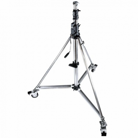 

Стойка с редукторной колонной KUPO 484 HEAVY DUTY WIND-UP STAINLESS STEEL STAND
