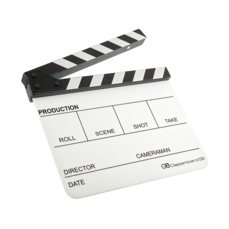 

Кинохлопушка GreenBean Clapperboard 03 (белая)