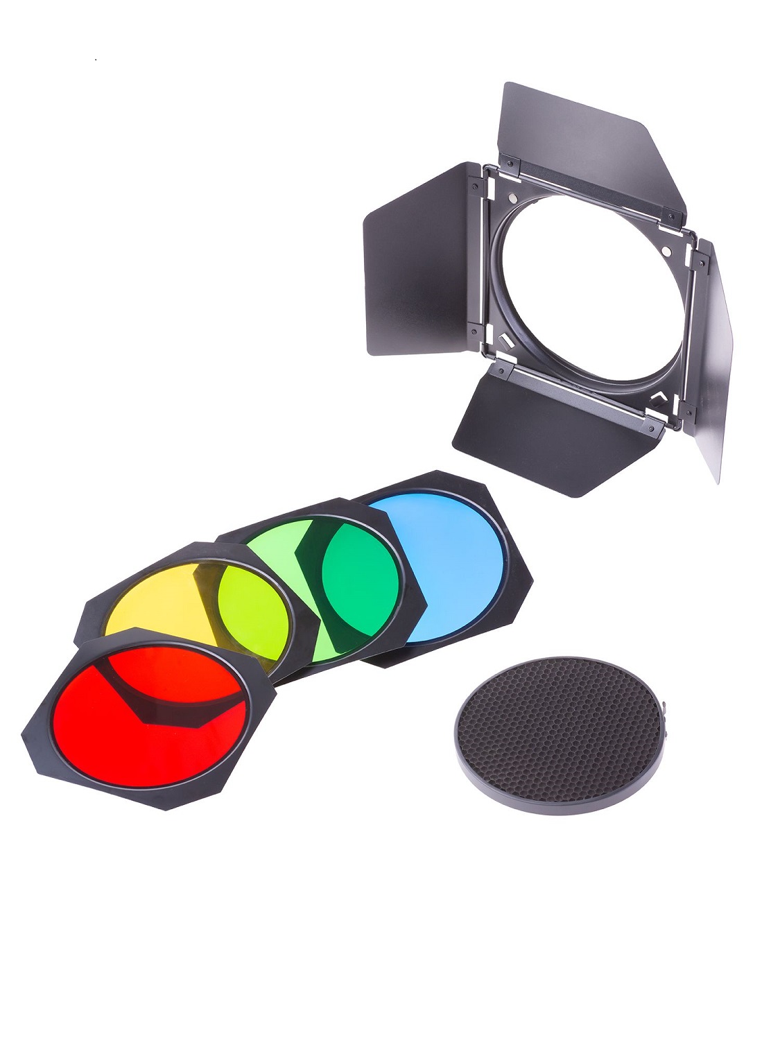 Шторки Raylab RL-FA011 с цветными фильтрами шторки fst bd 100 сотой и цветными фильтрами