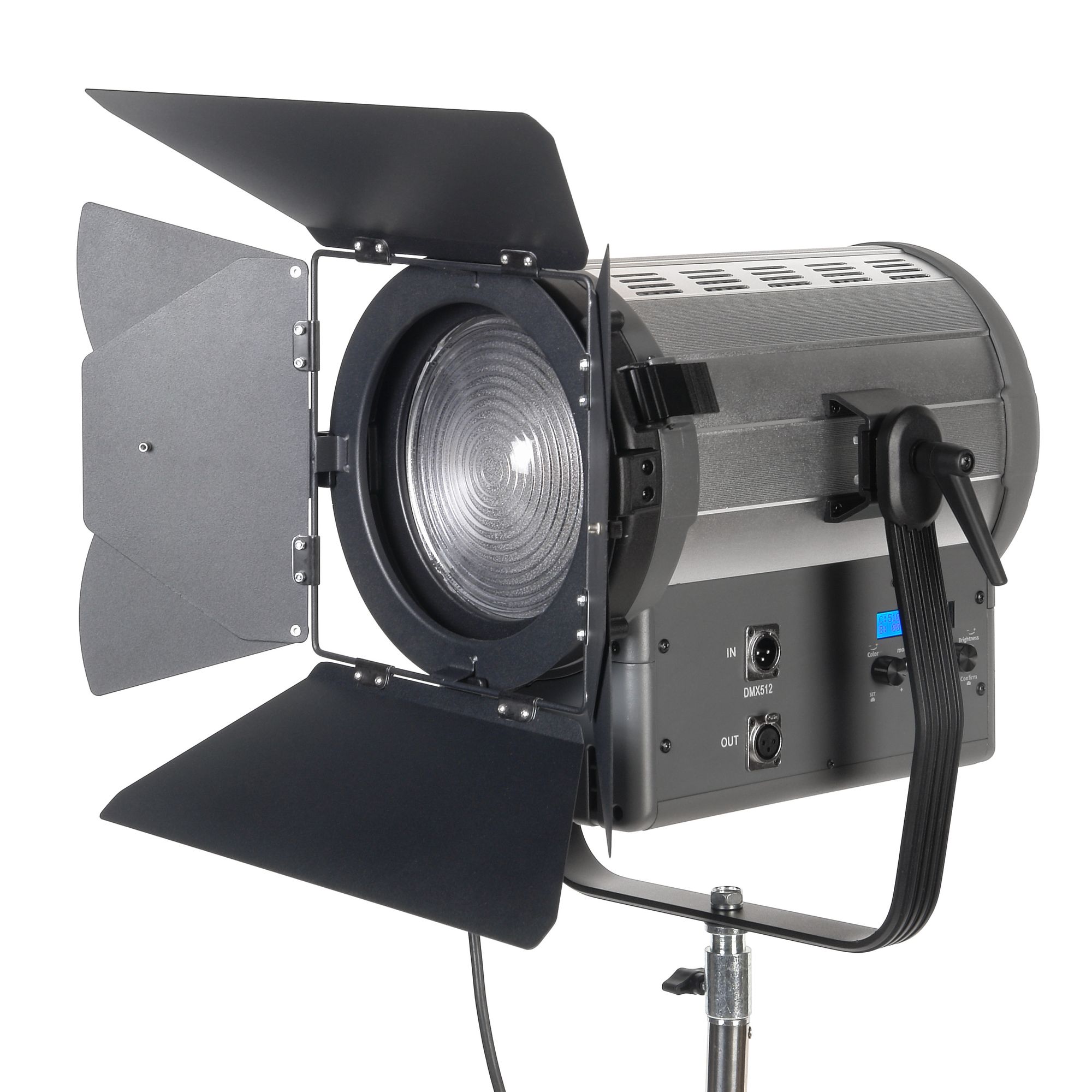 Осветитель студийный GreenBean Fresnel 300 LED X3 Bi-color DMX цена и фото
