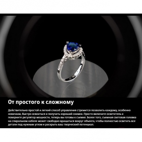 Осветитель светодиодный Godox Ring72 кольцевой для макросъемки - фото 11